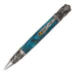 Phoenix Rising Antique Pewter Twist Pen