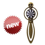 Skull Bookmark Kit - Antique Brass