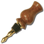 Vintage Wine Bottle Stopper - Gold TN