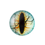 18mm Cabochon - Blue Dragon Eye