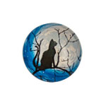 18mm Cabochon - Cat with Moon