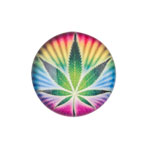 18mm Cabochon - Leaf - Multicolor