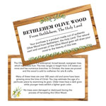 Bethlehem Olive Pen Blank Cert. (10pk)