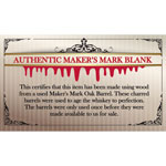 Maker's Mark Pen Blank Cert. (10pk)