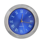 Mini Clock - Chrome - Blue Roman