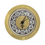 Mini Clock - Gold - Fancy Arabic
