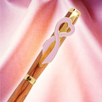 Slimline Breast Cancer Clip - 24kt Gold