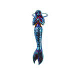 Mermaid Sea Life Pen Clip - Blue Titanium