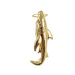 Shark Sea Life Pen Clip - Gold