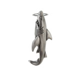 Shark Sea Life Pen Clip - Antique Pewter