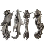 Sea Life Pen Clip 4 Pack - Ant. Pewter