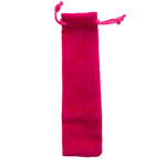Draw String Pen Pouch - Fuschia