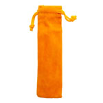 Draw String Pen Pouch - Orange