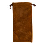 Draw String 3 x 7" Pouch - Buckskin