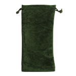 Draw String 3 x 7" Pouch - Hunter Green
