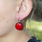 Clasp Back Earrings - Black