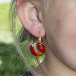 Clasp Back Earrings - Gold