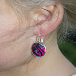 Clasp Back Earrings - Silver