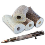 Pre Drilled Antler for 3/8" Bolt Action or .30 Cal Express