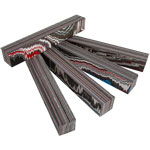 Modern 4 x 4 Fordite pen blank