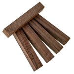 Curly Claro Walnut Pen Blank - Exhibition Grade