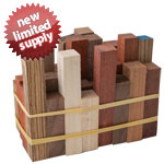 Wood Pen Blank 2lb cutoffs grab bag