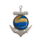 Anchor Pendant - Antique Silver