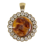 Pendant w/Charms - Antique Brass