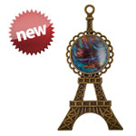 Tower Pendant - Antique Brass