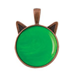 Big Cat Pendant - Antique Copper