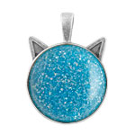 Big Cat Pendant - Antique Silver