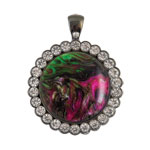 Big Pendant w/Charms - Gunmetal