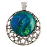 Big Stars Pendant - Antique Silver