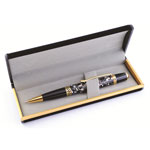 Black Velour Box with Gold Trim