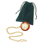Suedene Cloth Drawstring Pouch - Green