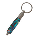 Cigar Punch Gun Metal Keychain Kit