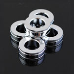 Comfort Pen Center Bands in Chrome (5pk)