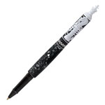 Chess Rollerball Pen Kit - Black Chrome & White