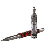 Chess Rollerball Pen Kit - Gunmetal/Black Chrome/White