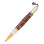 Diva Charm Purple Tanzanite Crystals Pen
