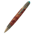Celtic Twist Pen in Antique Brass