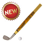 Gold desktop golf pen kits - Iron