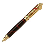 Firefighter "Push and Lock" Pen Kit Black & Red