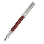 Magnetic Vertex Brushed Satin Fountain Pen