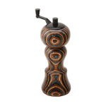 Midi Tabletop Salt and Peppermill 6 inch black enamel