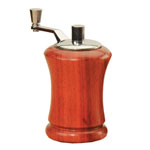 Mini Tabletop Salt/Peppermill in Chrome (large top)