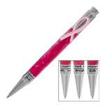 Breast Cancer Pen - Chrome