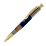 King Click Pen Kit - Gunmetal/Gold