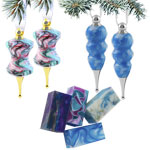 4-pack Ornament Set w/Blanks