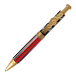 Piano Ballpoint Pen Kit - 24kt Gold